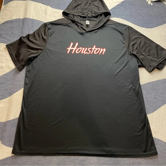 Mens houston hooded tee - Picture 1 of 4